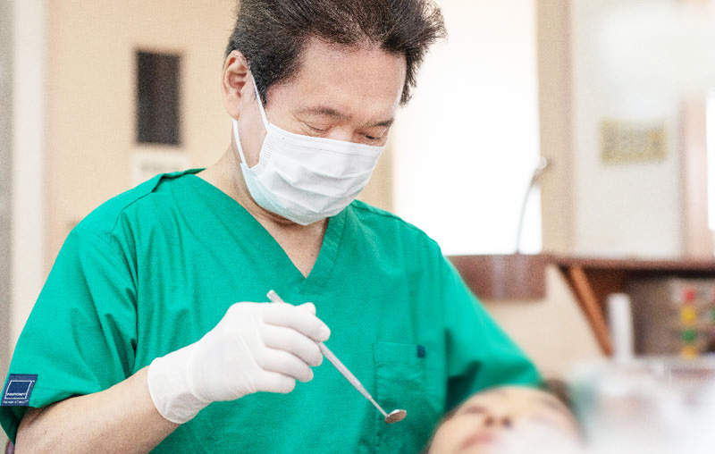 痛みの少ない丁寧な治療を。